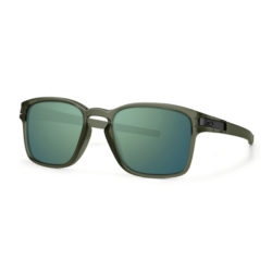 Men's Oakley Sunglasses - Oakley Latch Squared. Matte Olive Ink - Emerald Iridium